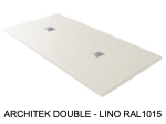 Receveur de douche, sur mesure : Largeur 150 à 300 cm x l. 70 à 150 cm. Bac à douche en résine Akrytan® anti glissant, finition misse, 10 couleurs, Livraison offerte